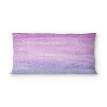 Imogen Watercolor Blue & Purple Ombre in King (36" x 20") Size