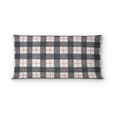 Wallace Plaid Navy & Red in King (36" x 20") Size