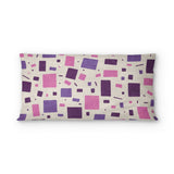 Geometric Confetti Purple & Pink in King (36" x 20") Size