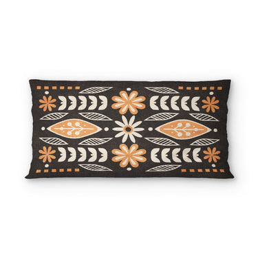 Topanga Black & Yellow in King (36" x 20") Size