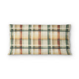 Madras Plaid Taupe Green in King (36" x 20") Size