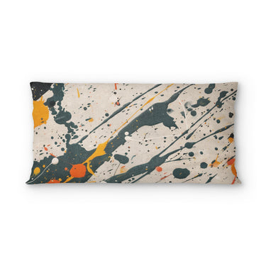 Jason Dark Teal & Orange in King (36" x 20") Size