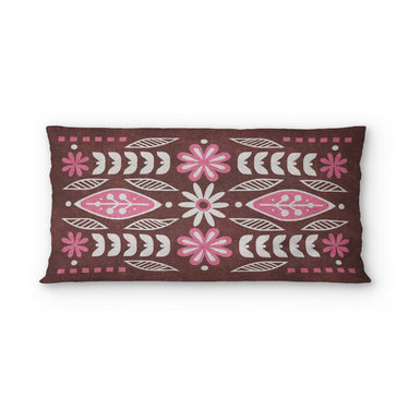 Topanga Burgundy & Pink in King (36" x 20") Size