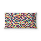 Pixel Mosaic Multicolor Midtone in King (36" x 20") Size