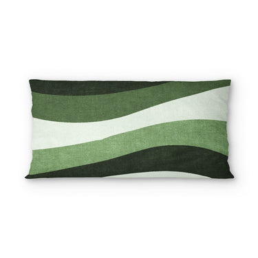 Sinuous Green Monochrome in King (36" x 20") Size