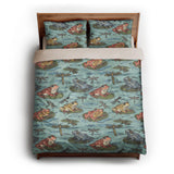 Frog Pond queen - microfiber - Natural Backing
