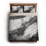 Emil Charcoal Grey queen - microfiber - Natural Backing