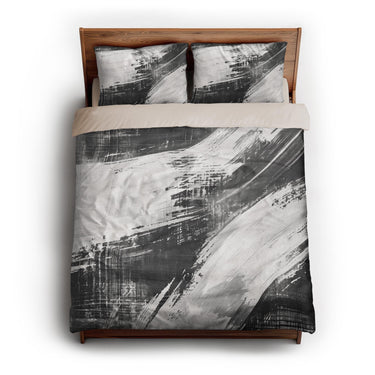 Emil Charcoal Grey queen - microfiber - Natural Backing