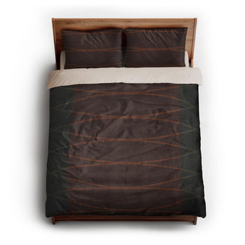 Kepler Bronze & Rust queen - microfiber - Natural Backing