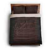 Kepler Bronze & Rust queen - microfiber - Natural Backing