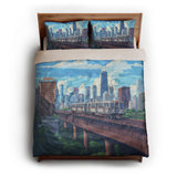 Chicago Metro queen - microfiber - Natural Backing