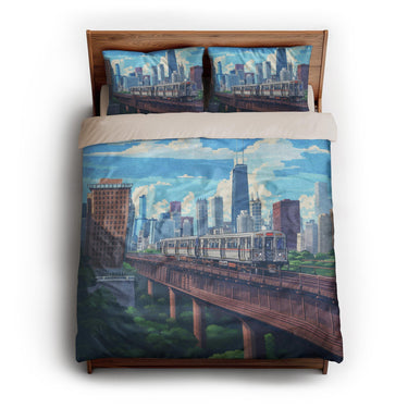 Chicago Metro queen - microfiber - Natural Backing
