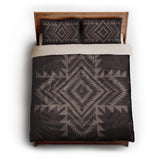 Reyno Neutral & Brown queen - microfiber - Natural Backing