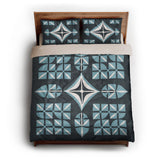 Remy Navy Blue queen - microfiber - Natural Backing