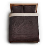 Keanu Watercolor Deep Red Ombré queen - microfiber - Natural Backing