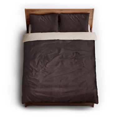 Keanu Watercolor Deep Red Ombré queen - microfiber - Natural Backing