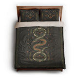 Snake in the Woods queen - microfiber - Natural Backing