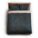 Euclid Black & Slate queen - microfiber - Natural Backing