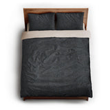 Compo Dusty Blue queen - microfiber - Natural Backing