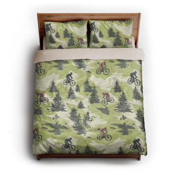 Mountain Bike Park queen - microfiber - Natural Backing