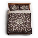 Fenwick Maroon & Gold queen - microfiber - Natural Backing