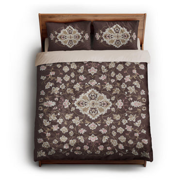 Fenwick Maroon & Gold queen - microfiber - Natural Backing