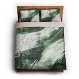 Emil Forest Green queen - microfiber - Natural Backing