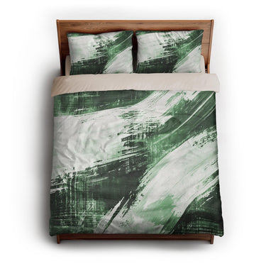 Emil Forest Green queen - microfiber - Natural Backing