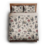 Death Caps queen - microfiber - Natural Backing
