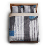 Gordian Blue queen - microfiber - Natural Backing