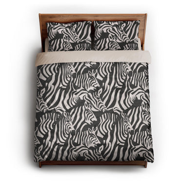 Dazzle of Zebras queen - microfiber - Natural Backing