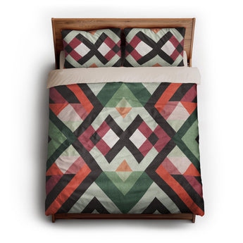 Sonora Cranberry & Matcha queen - microfiber - Natural Backing