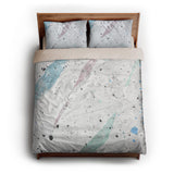 Stephanie Cool Splatter queen - microfiber - Natural Backing