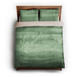 Jacinda Watercolor Green Ombre queen - microfiber - Natural Backing