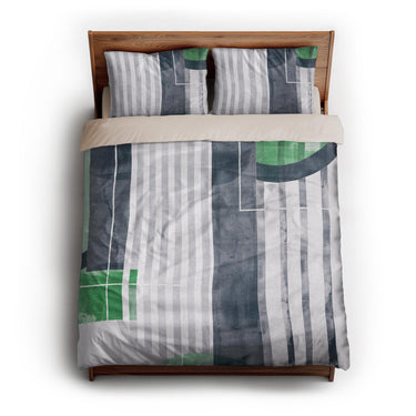 Gordian Green queen - microfiber - Natural Backing