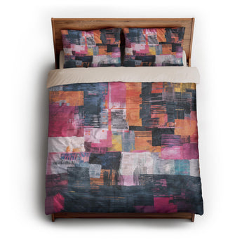 Heidi Blue & Purple queen - microfiber - Natural Backing