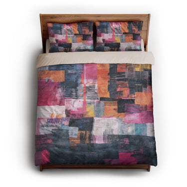 Heidi Blue & Purple queen - microfiber - Natural Backing