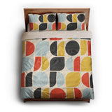 Otto Multicolor queen - microfiber - Natural Backing