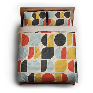 Otto Multicolor queen - microfiber - Natural Backing