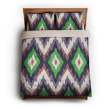 Dyani Eggplant & Matcha queen - microfiber - Natural Backing