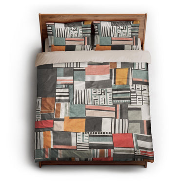 Ashton Multicolor queen - microfiber - Natural Backing