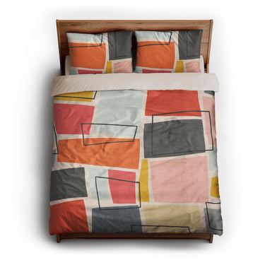 Margo Multicolor queen - microfiber - Natural Backing