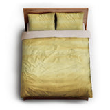 Jacinda Watercolor Yellow Ombre queen - microfiber - Natural Backing