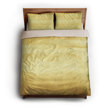 Jacinda Watercolor Yellow Ombre queen - microfiber - Natural Backing
