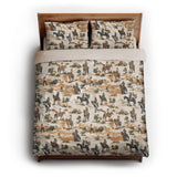 Desert Cowboys queen - microfiber - Natural Backing
