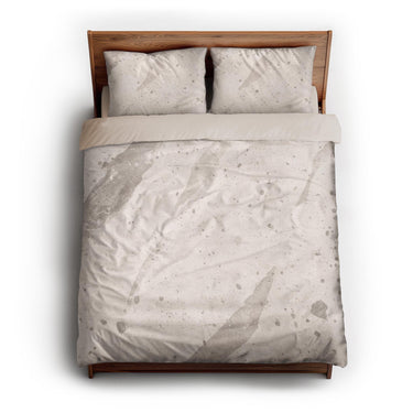 Stephanie Ivory Monotone queen - microfiber - Natural Backing