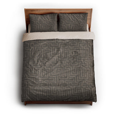 Terra Greige queen - microfiber - Natural Backing