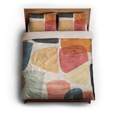 Tabitha Multicolor queen - microfiber - Natural Backing