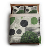 Charl Green queen - microfiber - Natural Backing
