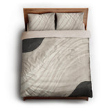 Elowin Ivory & Black queen - microfiber - Natural Backing